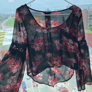 🌹 FOREVER 21 🌹 Floral Long Sleeve Top